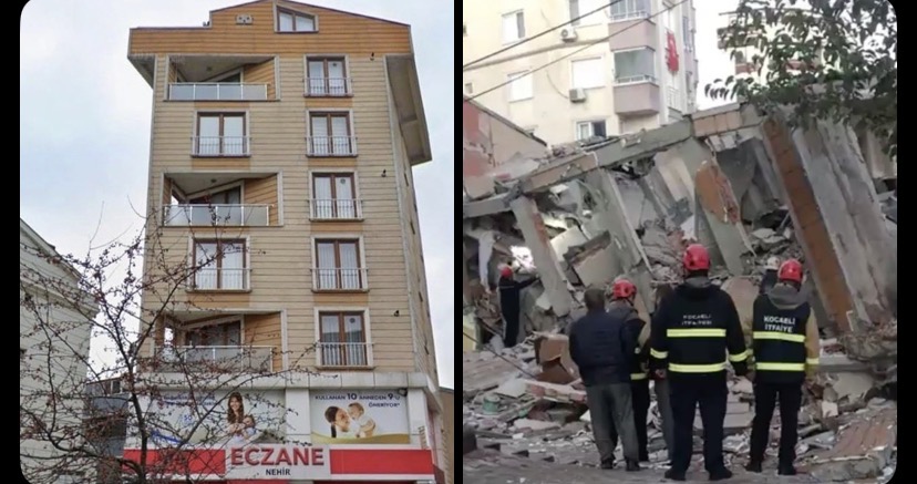 Kocaeli Gebze’de bina çöktü: 5 kişilik Bilir ailesi enkaz altında